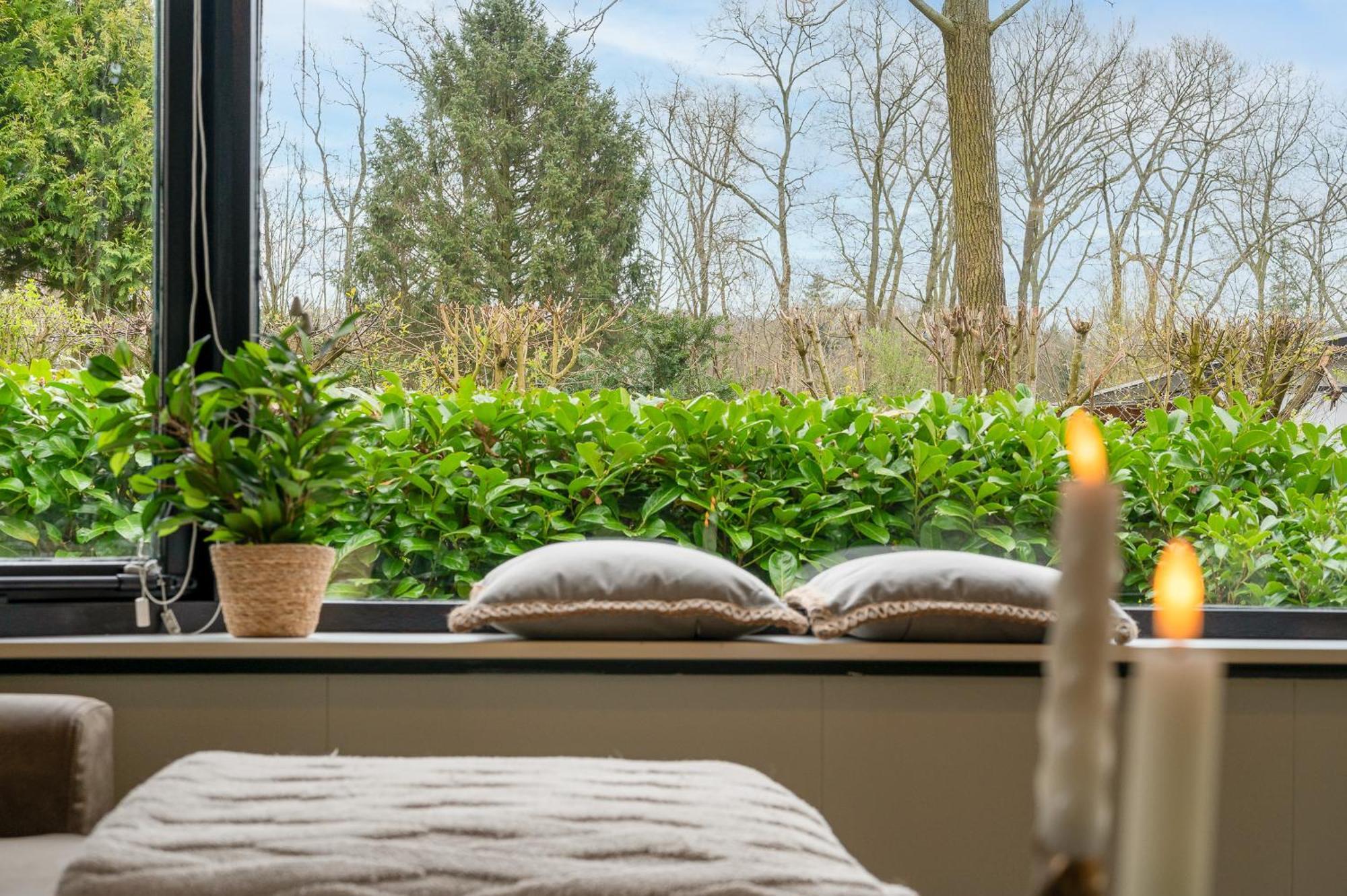 Hotel Chique Chalet Met Zicht Over De Weilanden Op De Veluwe إبّ المظهر الخارجي الصورة