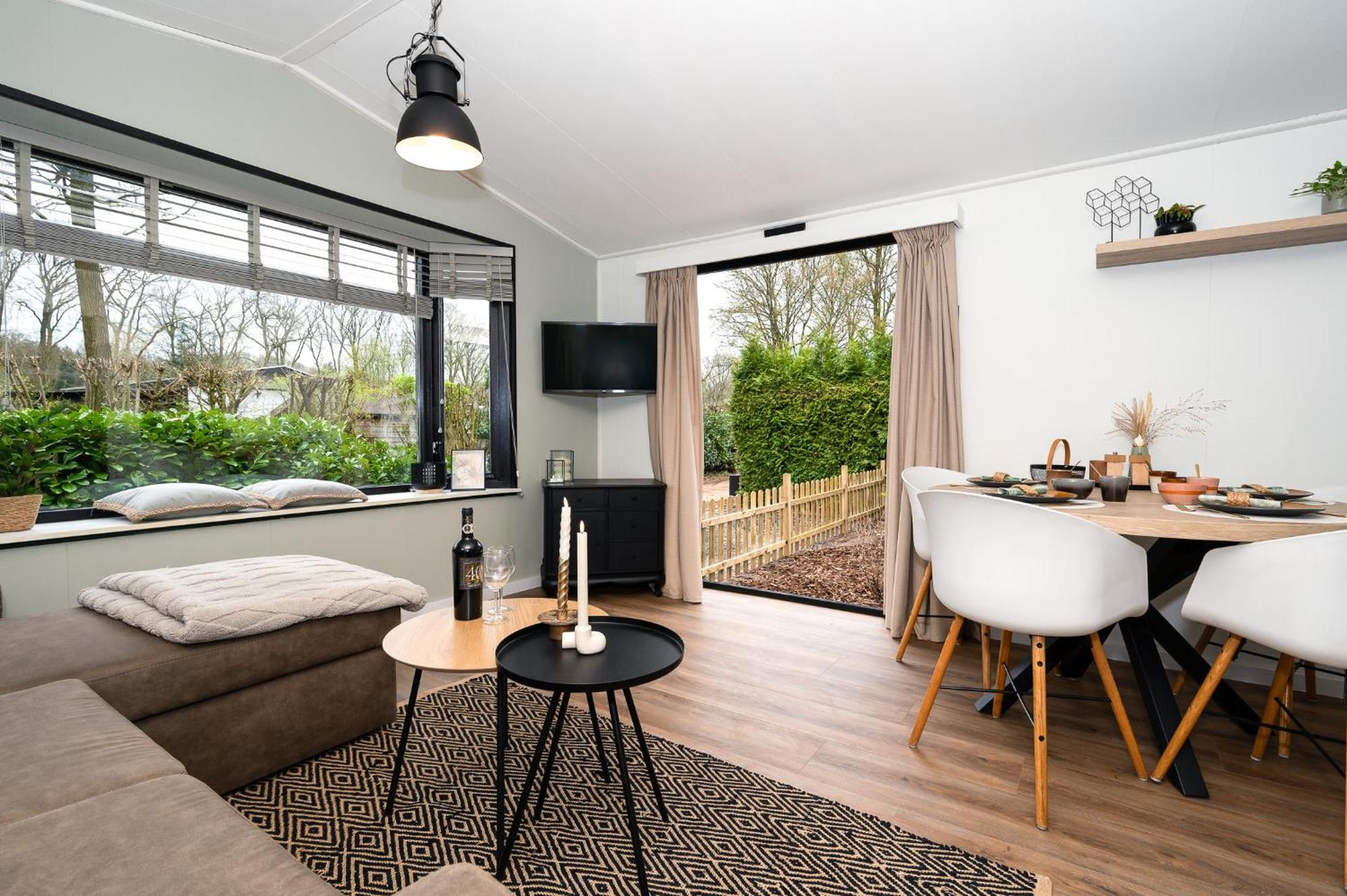 Hotel Chique Chalet Met Zicht Over De Weilanden Op De Veluwe إبّ المظهر الخارجي الصورة