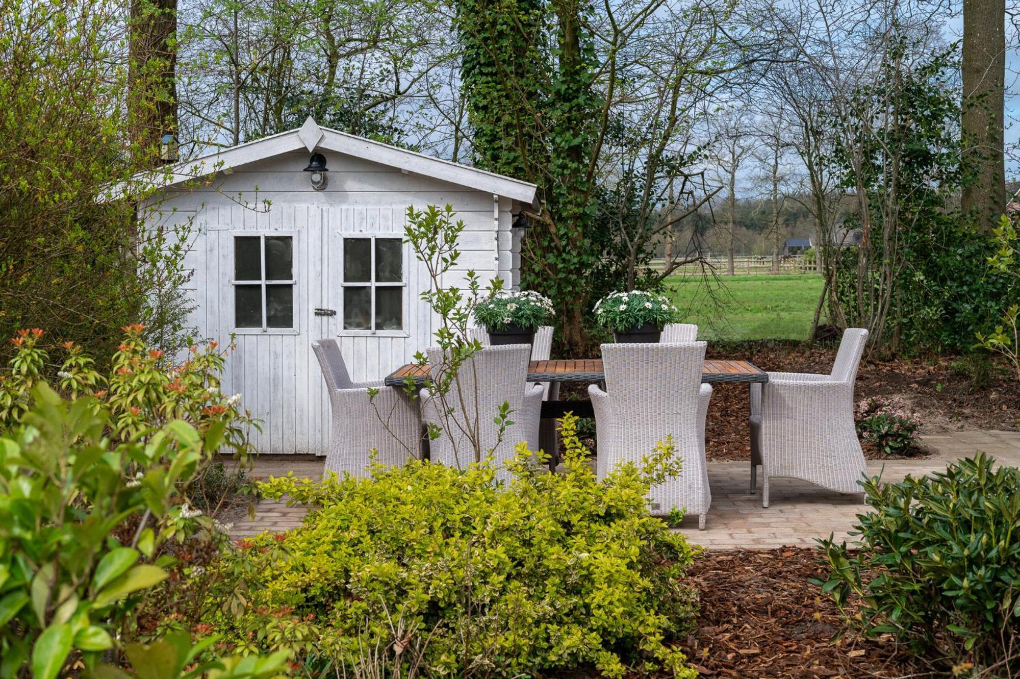 Hotel Chique Chalet Met Zicht Over De Weilanden Op De Veluwe إبّ المظهر الخارجي الصورة